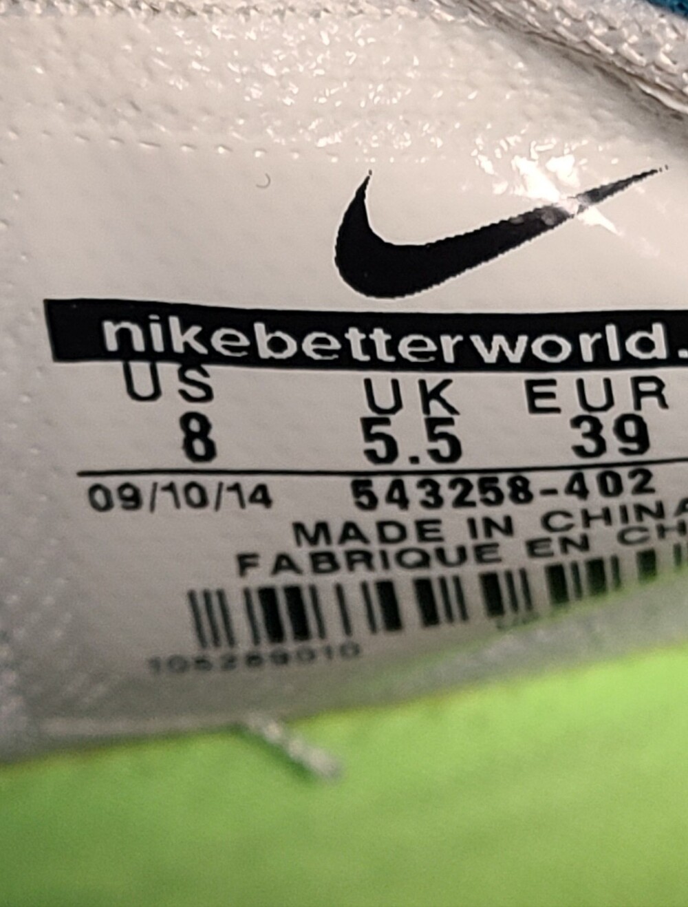 Nike Dunk Sky Hi Clearwater print casual wedge skateboard sneakers size 8 - Picture 8 of 9
